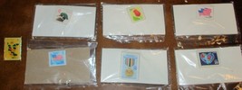 USPS - Stamp Laminated Lapel Pin Collection - Lot of 7 - £4.64 GBP
