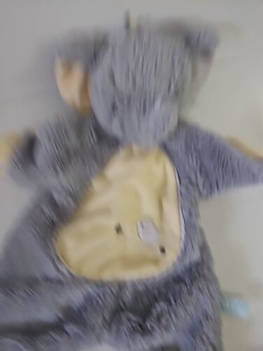 Douglas Baby Cuddle Sshlumpie Elephant 18” Plush Lovey Security Blanket Grey - £18.60 GBP