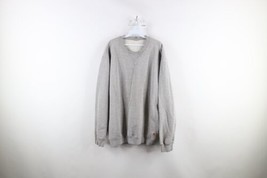 Vintage 90s Carhartt Mens 2XL Distressed Spell Out Crewneck Sweatshirt Gray USA  - £54.33 GBP
