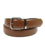 Tommy Bahama Men&#39;s Reversible Leather Belt Cognac/Black Size XL (42-44) - $917.02 MXN