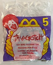 Vintage 1997 Toy 5 Tamagotchi Keychain McDonalds Happy Meal Toy - £16.05 GBP
