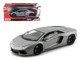 Lamborghini Aventador LP700-4 Gray Metallic 1/18 Diecast Model Car by Motormax - £51.02 GBP