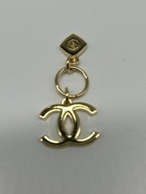 CHANEL Holiday 2023 Christmas Limited Edition Novelty CC Logo Gold Charm - £32.05 GBP