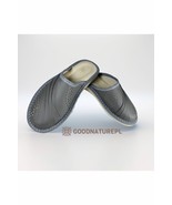 Women&#39;s leather  slippers PS31\High-quality Handmade Home Shoes\Comforta... - $28.00