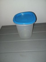 Vintage Rubbermaid Servin Saver Food Storage Container/Canister 6 Cup #5 BLUE - £10.27 GBP