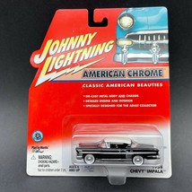 Johnny Lightning American Chrome 1958 &#39;58 Chevrolet Chevy Impala Car Black 1/64 - £17.19 GBP