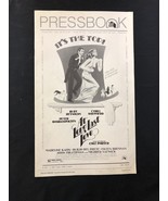 At Long Last Love Original Pressbook 1975 Burt Reynolds Cybill Shepherd - £29.75 GBP