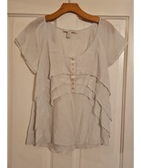 banana republic heritage women Silk Axlom Blend Blouse Size Medium - $326.52 MXN