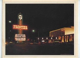 Frontier Hotel Photo Folder with No Photo Las Vegas Nevada 1970&#39;s Wayne Newton  - £8.63 GBP