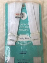 Vintage Vanity Fair Adjustable Stretch Shoulder Straps Style 57 Made in USA - $9.81