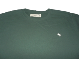 Nice Mens Xl Abercrombie &amp; Fitch L/S Moose Shirt Green Tee - £15.54 GBP