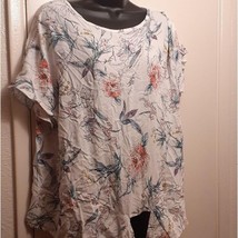 pre owned David Bitton XL women Floral print shirt. - £3.98 GBP