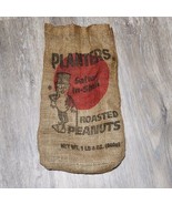 Planters Salted In-Shell Roasted Peanuts Burlap 1 lb 8 oz Bag Sack Mr Pe... - $9.43 CAD