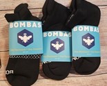 Bombas Womens Solids Black Ankle Sock 1-Pack Size Medium 8-10 Midweight ... - $29.11
