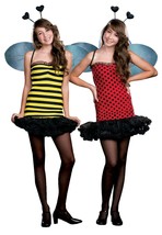 Dreamgirl Juniors Buggin Out 3-Pc Reversible Stretch Knit Dress Multicolor Med - £15.94 GBP