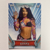 2019 Topps Women’s Division Sasha Banks #14 WWE Raw Diva The Boss - £0.79 GBP