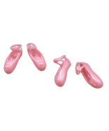 10 pairs Pink Ballerina Flats-Shoes Fashion Doll-for dolls 11.5&quot; - $3.95