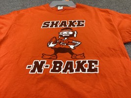 Baker Mayfield Cleveland Browns Elf Shake-n-Bake Orange T-Shirt Men’s Large - £8.75 GBP