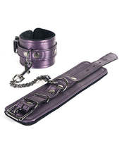 Spartacus Galaxy Legend Faux Leather Wrist Restraints - Purple - £38.64 GBP