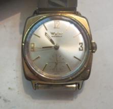 Vintage Wyler Incaflex Manual Wind Watch Gold Tone Working 3668ML - £74.61 GBP
