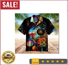 Pink Floyds Collage 3D Beach Hawaiian Shirt, Button Down Shirt For Men S-5XL - £8.33 GBP+
