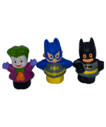 Fisher-Price Little People Batman Batgirl &amp; Joker Figurines - £6.13 GBP