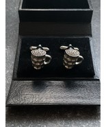 Beer Glass Cuff links Vintage CCCP Times Original Box Germany - $62.64 CAD