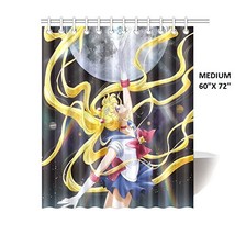 Sailor Moon Crystal Shower Curtain (Medium (60&quot; x 72&quot;)) - £32.53 GBP