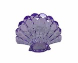 Ganz Crystal Expressions Purple Clam Shell Sun Catcher Free Standing Coa... - $5.31