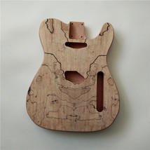 Electric Guitar One Piece Mahogany Body,Maple Stripes skin Top For TL Gu... - £123.51 GBP