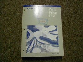 1999 Hyundai Parts Price List Manual JAN ACCENT EXCEL FACTORY OEM BOOK 9... - $116.84 MXN