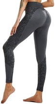 Workout Leggings for Women, High Waisted Yoga Pants, Seamless (Gary,Size:M) - £15.28 GBP