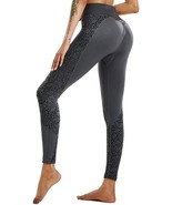 Workout Leggings for Women, High Waisted Yoga Pants, Seamless (Gary,Size:M) - £15.23 GBP