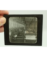 Magic Lantern Glass Slide Photo Keystone #22111 Weaving Room Silk Mills NJ - $12.86