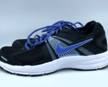 Nike Dart 10 Black Blue Athletic Running Shoe 580427-003 Women&#39;s Size 8 EUC - £11.40 GBP