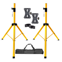 2 Pack Professional Speaker Tripod Stand Adjustable Up to 71&quot; Heavy Duty... - £35.10 GBP