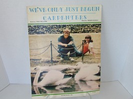 We&#39;ve Only Just Begun Carpenters 1972 Irving Music Sheet Music - £6.27 GBP