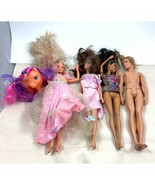 Lot of 5 Barbie Ken Dolls And My Little Pony Mattel Modern VTG - Rough C... - £12.03 GBP
