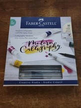 Faber-Castell Modern Calligraph Kits Lettering 3 Pitt Artist Pens 14 Pie... - £14.15 GBP