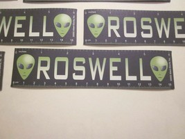 Magnetroswell Ruler &quot;1&quot; 6 Inches Ufo Alien Souvenir 6 X 1.25 Inches #574 - £8.20 GBP