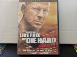 Live Free Or Die Hard Dvd  widescreen edition - £3.90 GBP
