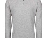 Barbour Men&#39;s Thornbury Long-Sleeve Knit Polo Shirt - Grey Marl-Medium - $59.99