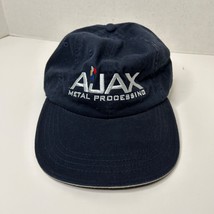 Ajax Metal Processing Hat Strapback Cap Navy Blue - $14.08