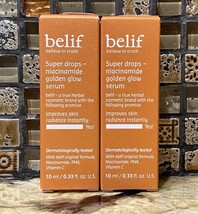 Bundle 2 Belif Super Drops Niacinamide Golden Glow Serum Travel Size 0.3... - $257.15 MXN