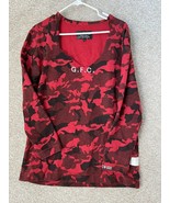 GFC Toronto Mens Red Camo Distressed Pullover Sweater Size Medium - $38.28 CAD