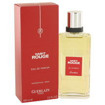 Guerlain Habit Rouge 3.3 Oz Eau De Parfum Spray - £141.78 GBP
