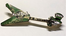 Hard Rock Cafe FT. LAUDERDALE 2000 St. Patrick&#39;s Day Guitar Pin - £5.42 GBP