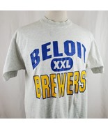 Vintage Beloit Brewers T-Shirt XL 80s 90s MiLB Midwest League Single Sti... - £37.70 GBP