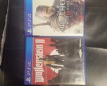 LOT OF 2 :Wolfenstein II: The New Colossus+THE WITCHER 3 WILD HUNT PlayS... - £7.86 GBP