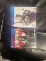 Lot Of 2 :Wolfenstein Ii: The New Colossus+The Witcher 3 Wild Hunt Play Station 4 - £7.81 GBP